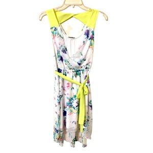 Express Water Color Print/Design Dress - Small